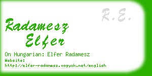 radamesz elfer business card